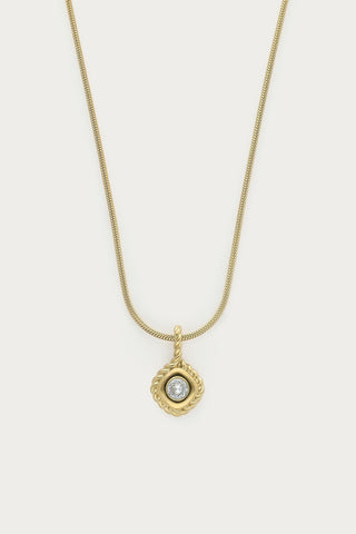 MY-Magical vintage ketting met strass steen