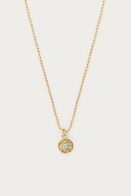 MY- Midnight ketting cirkel met strass