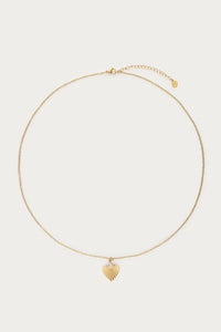 MY- Midnight ketting gestreept hart