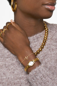 MY- Minimalistische armband met verbonden hartje