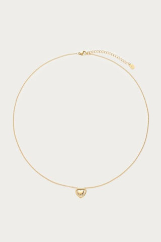 MY -  Minimalistische ketting met dubbel hartje