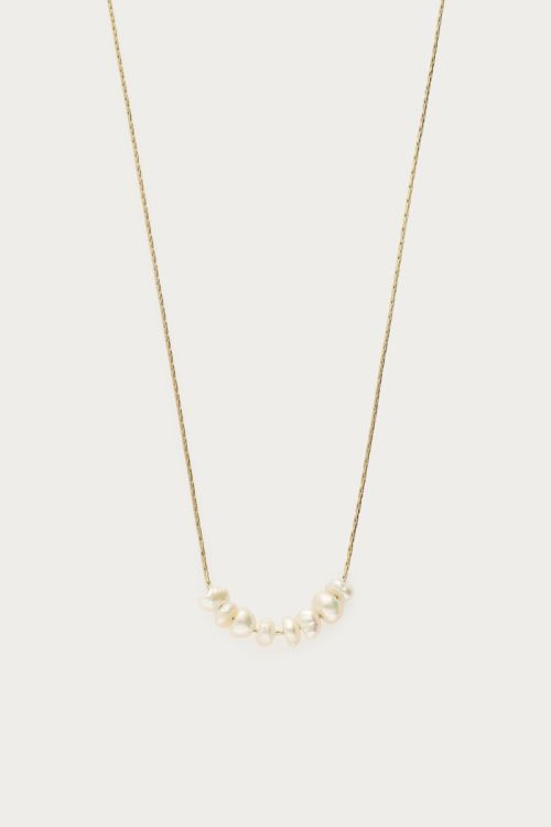 MY-Minimalistische ketting met zoetwaterparels