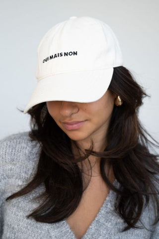 Cap QUI MAIS NON - White