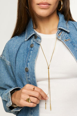 MY - Lange ketting met koorden