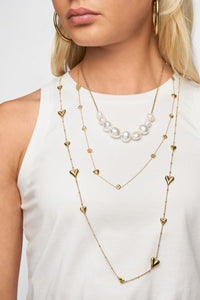 MY-Ketting met grove zoetwaterparels