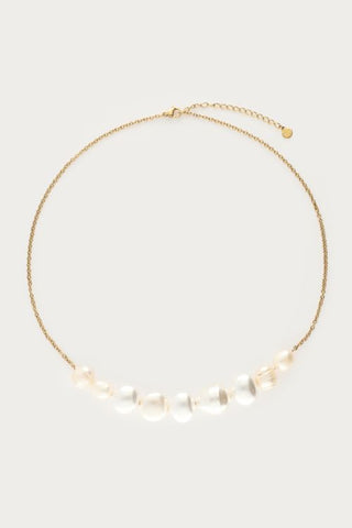 MY-Ketting met grove zoetwaterparels