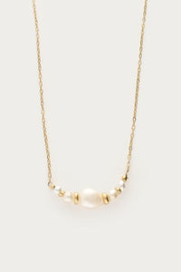 MY-Ketting met natuurlijke parels en kralen
