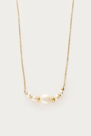 MY-Ketting met natuurlijke parels en kralen