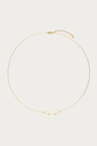 MY-Ketting met natuurlijke parels en kralen