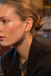 MY-Magical oorringen met ovalen strass steen