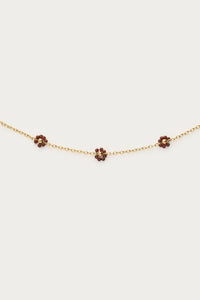 MY -  Sunrocks armband met bruine bloemen