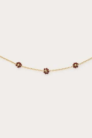 MY -  Sunrocks armband met bruine bloemen