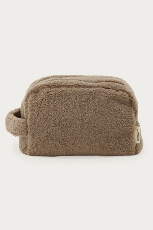 Taupe teddy toilettas