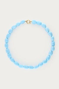 MY - Tropical blauwe kralen ketting