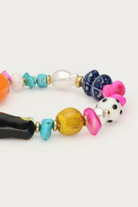 MY-Tropical elastieken armband met toekan