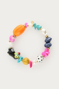 MY-Tropical elastieken armband met toekan