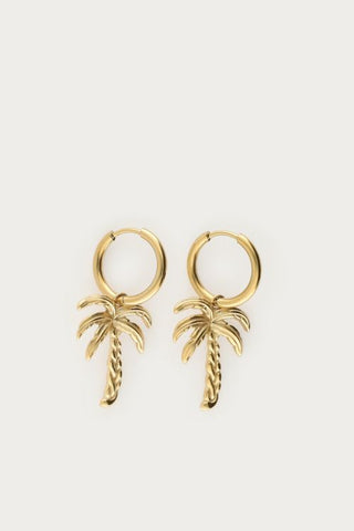 MY - Tropical oorringen met palmboom