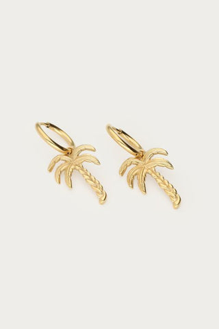 MY - Tropical oorringen met palmboom