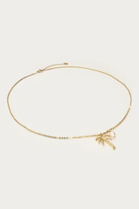 MY-Tropical lange ketting met palmboom