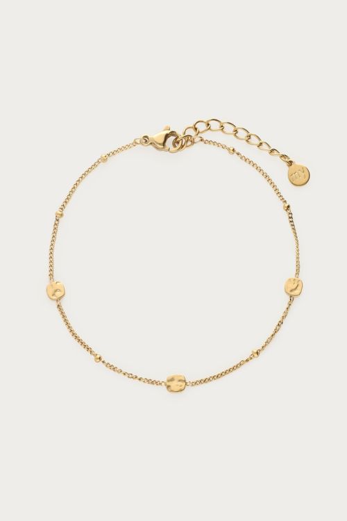 MY - Vintage armband met dots en munten