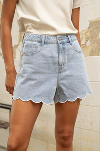 Short FLEUR - Light Blue