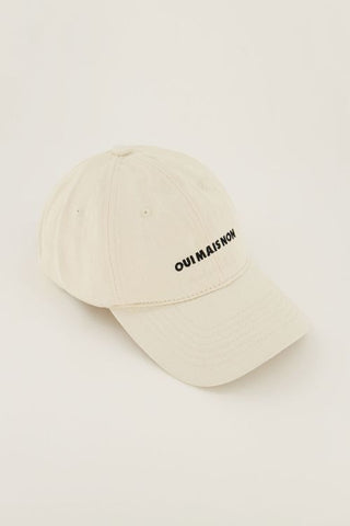 Cap QUI MAIS NON - White